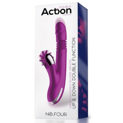 ACTION Vibro Rabbit Up & Down 10 x 3.5cm Violet